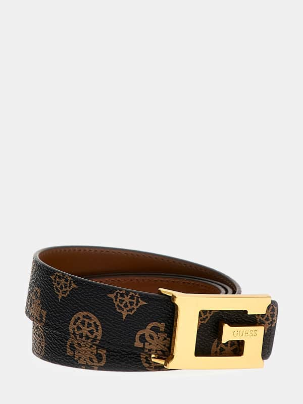 Guess Kuba 4G Peony Logo Belt