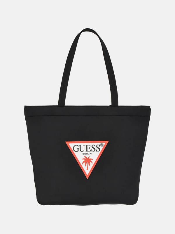 GUESS Strandtas Met Driehoek Logo