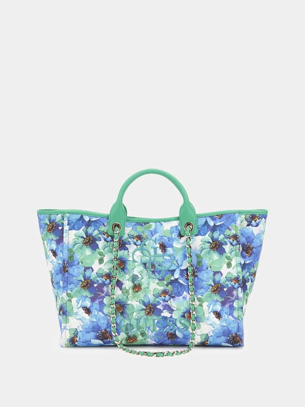 Guess All Over Print Beach Bag