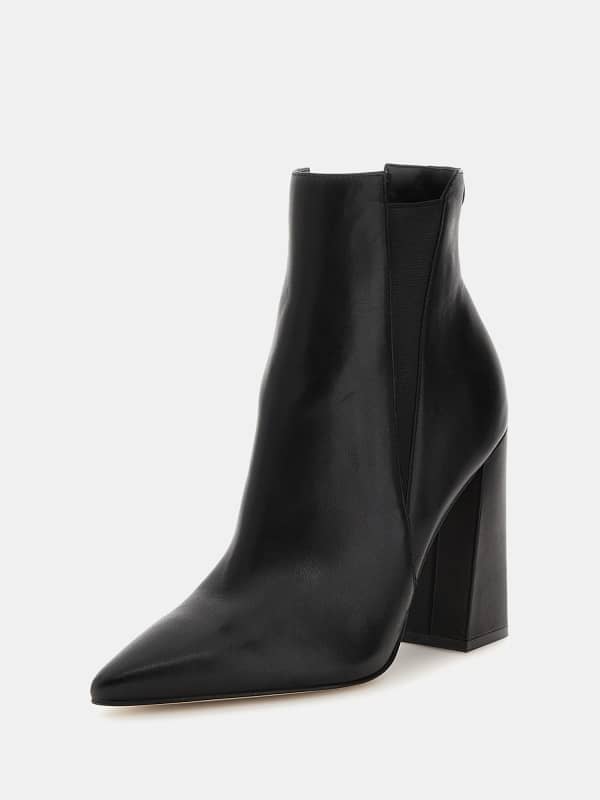 Guess Avish Mixed-Leather Ankle Boots