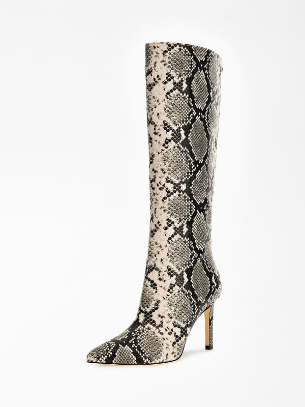 GUESS Botte Haute Dayton Imprimé Python