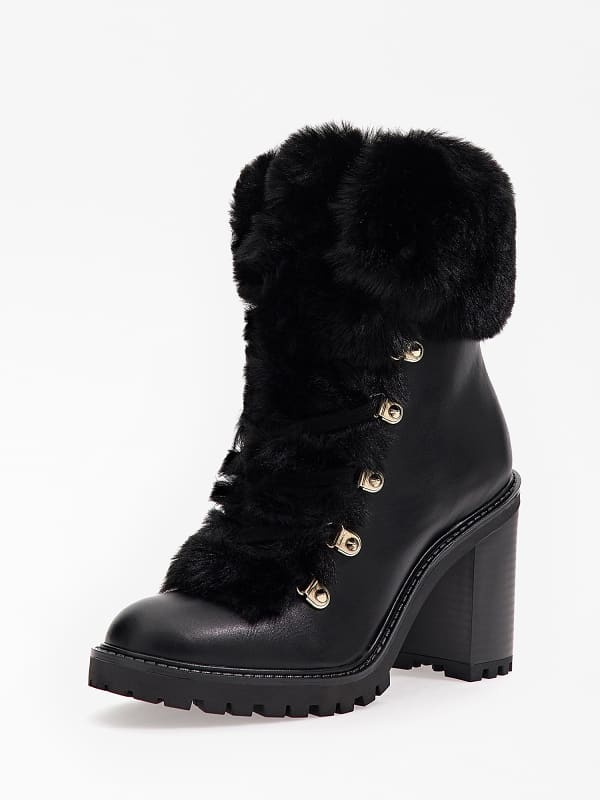 Guess Faux Fur Galway Low Boots