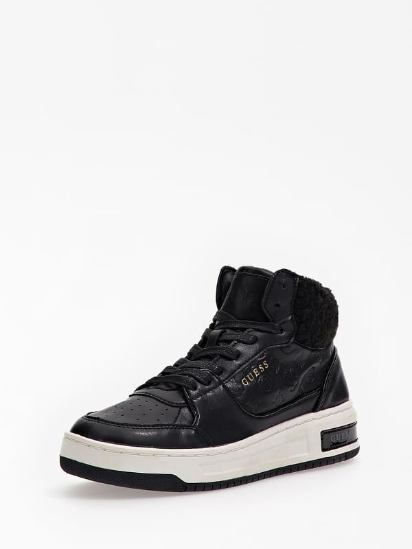 Guess Tullia High-Top Sneakers With Logo