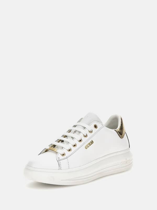 GUESS Vibo Sneakers In Echt Leer