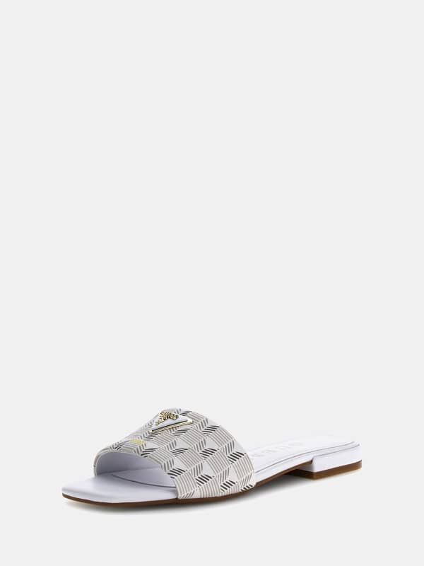 Guess Tamed Geometric-Design Sandals