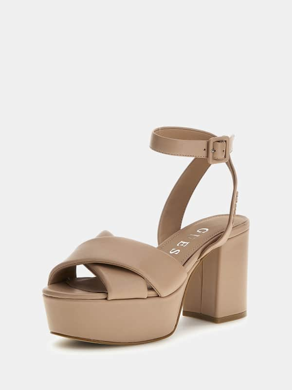 Guess Shanny Genuine Leather Sandals