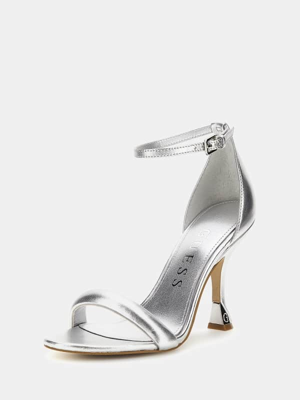 Guess Kabecka Laminated Leather Sandals