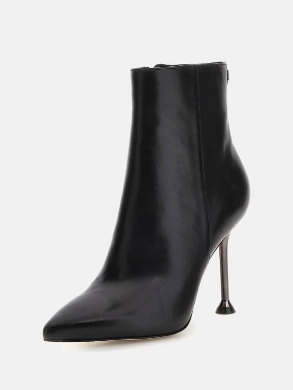 Guess Travis Genuine Leather Ankle Boots