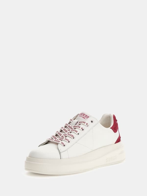 GUESS Sneaker Elbina Cuir Véritable