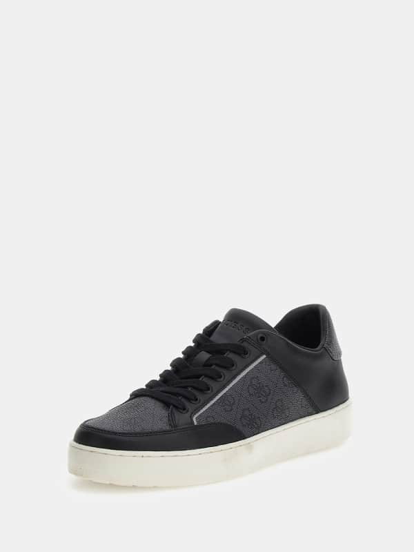 Guess Parma Mixed-Leather Sneakers