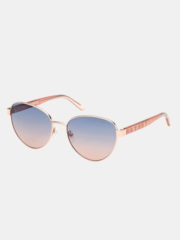 GUESS Lunettes De Soleil Rondes