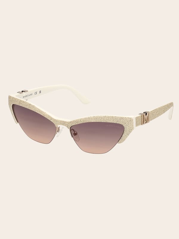 GUESS Lunettes De Soleil Œil-De-Chat Marciano