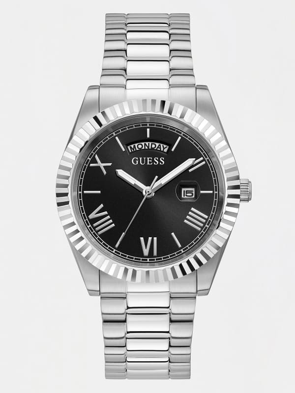 Guess Steel Watch With Date Function