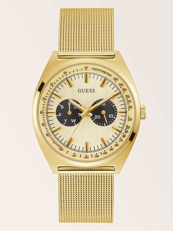 Guess Stainless Steel Multi-Function Watch