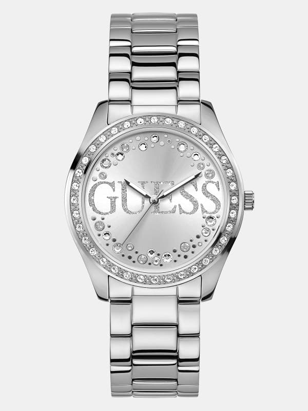 Guess Steel Analogue Watch