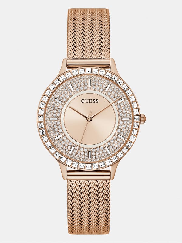 GUESS Analoog Horloge Met Kristallen