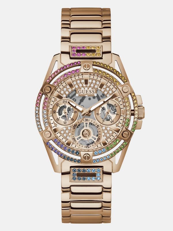 Guess Multi-Function Crystal Watch