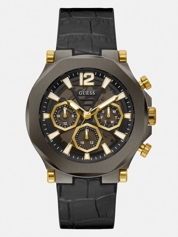 GUESS Orologio Multifunzione In Acciaio