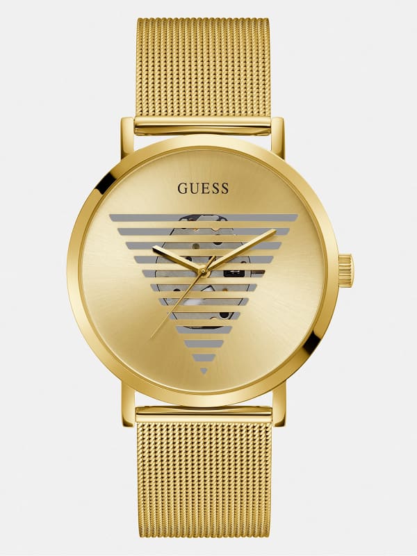 Guess Steel Analogue Watch