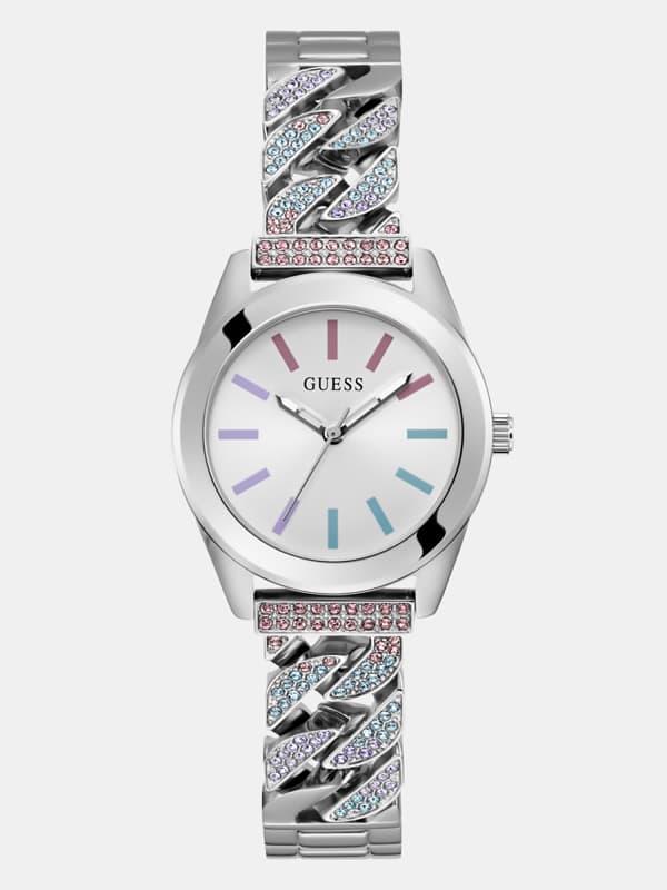 GUESS Montre Analogique Avec Cristaux