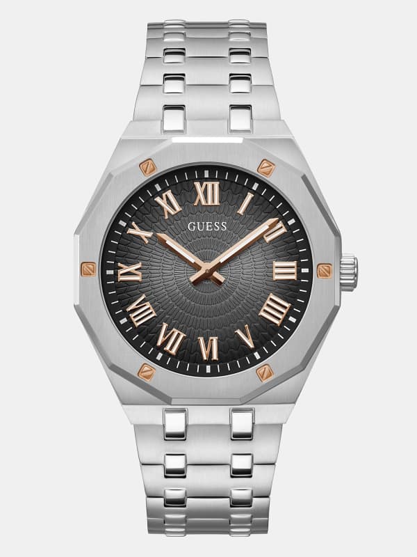 Guess Steel Analogue Watch