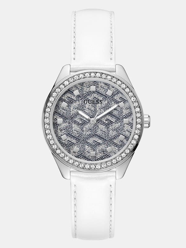 GUESS Analoog Horloge Met G Cube-Logodetail