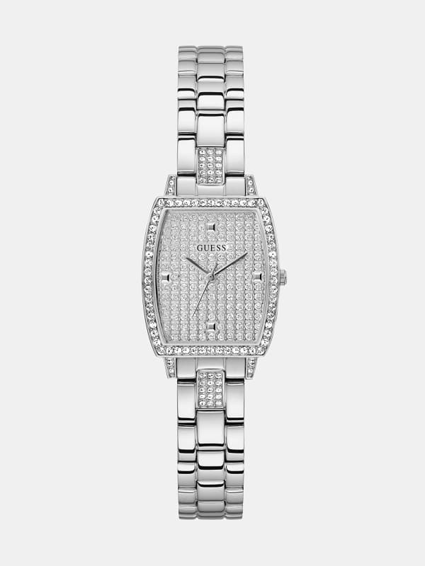 Guess Analogue Watch With Crystal Appliqué