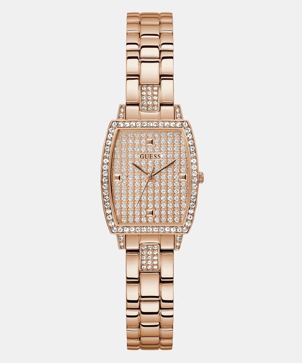 Guess Analogue Watch With Crystal Appliqué