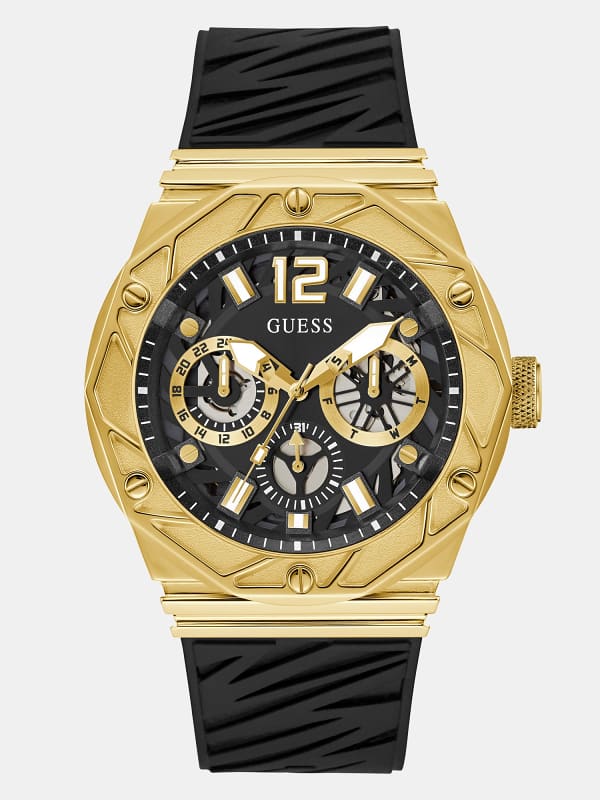 GUESS Montre Multifonction En Silicone