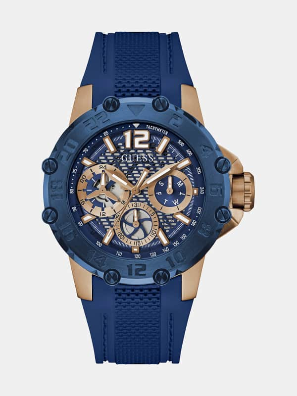 GUESS Montre Multifonction En Silicone