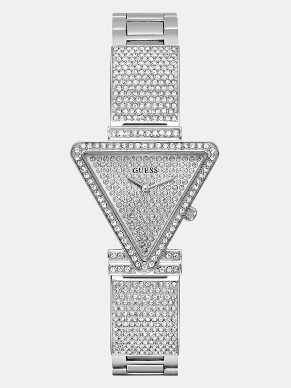 Guess Analogue Watch With Crystal Appliqué