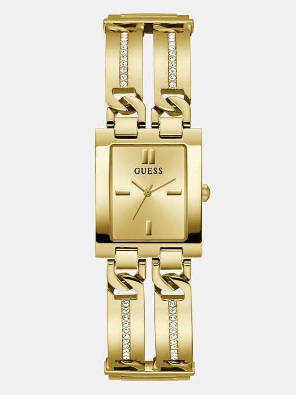 Guess Analogue Watch With Crystal Appliqué Detailing