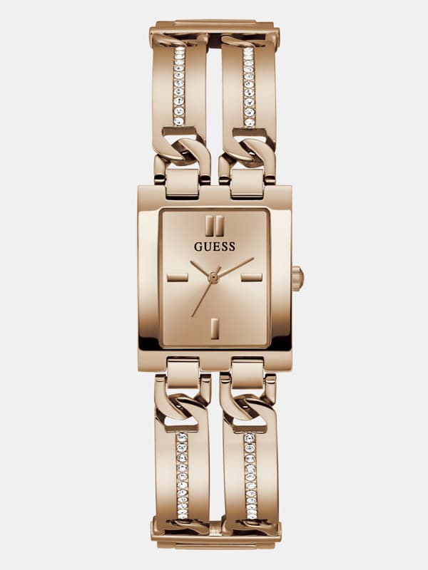 Guess Analogue Watch With Crystal Appliqué Detailing