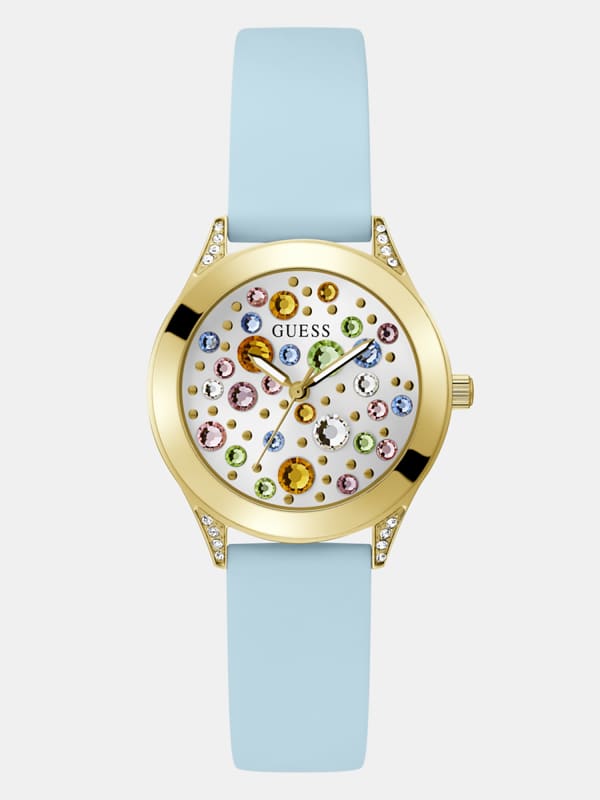 GUESS Reloj Analógico Con Aplicación De Cristales