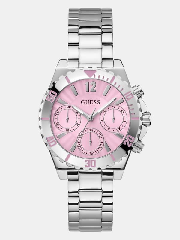 Guess Stainless Steel Multi-Function Watch