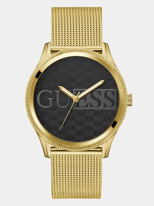 Guess Stainless Steel Analogue Watch