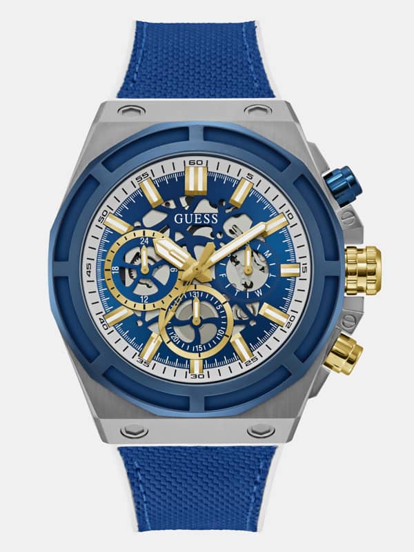 GUESS Montre Multifonction En Silicone