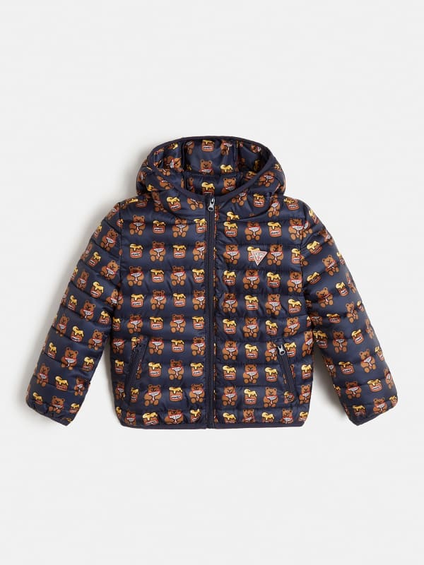 GUESS Gewatteerd Jack All-Over Print