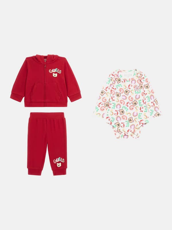 Guess All Over Print Sweatshirt, Body And Pant Set