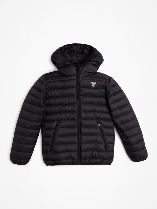 Guess Kids Triangle Logo Front Puffer Jacket