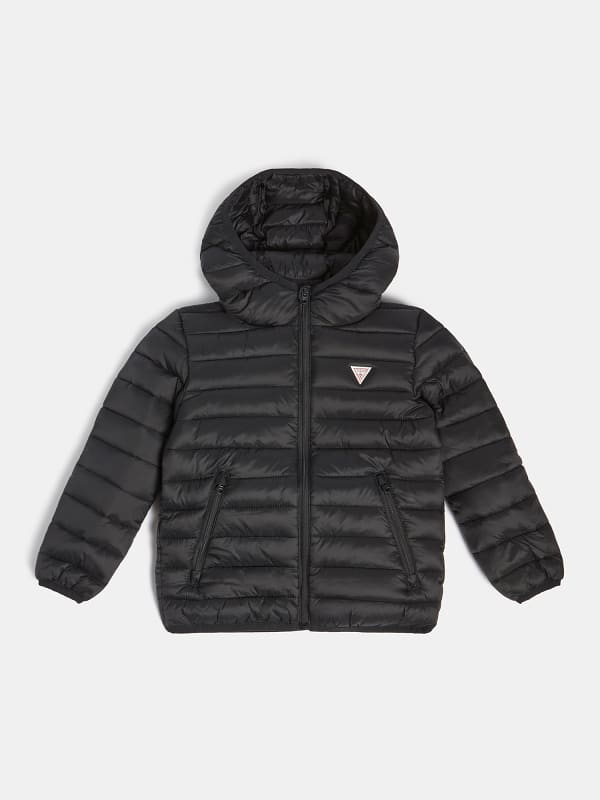 GUESS Wattierte Jacke Kapuze Logo