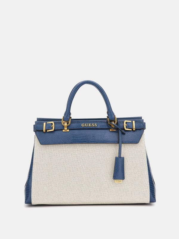 GUESS Borsa A Mano Sestri Effetto Cocco