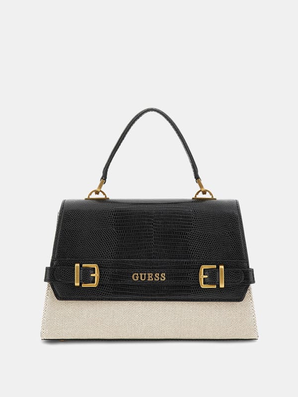 GUESS Bolso De Mano Sestri Con Efecto Cocodrilo