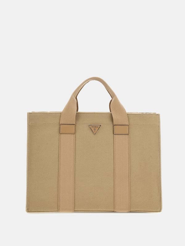 GUESS Shopper Canvas Schouderband Logo