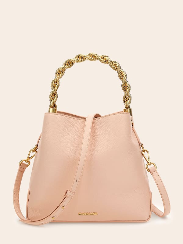 GUESS Bolso De Mano Aida Piel Auténtica