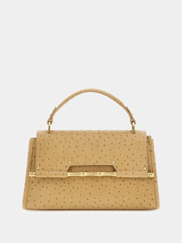 GUESS Sac À Main Iris Cuir Véritable