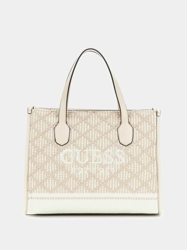 Guess Silvana Woven Handbag