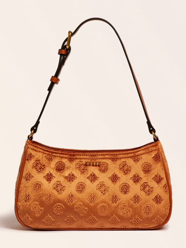 GUESS Bolso De Hombro Kimi Terciopelo