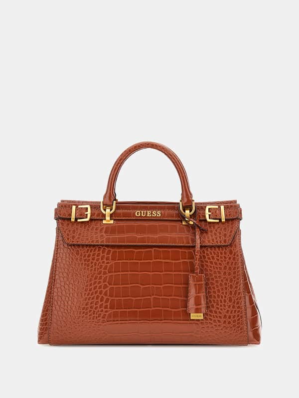 Guess Sestri Croc-Print Handbag