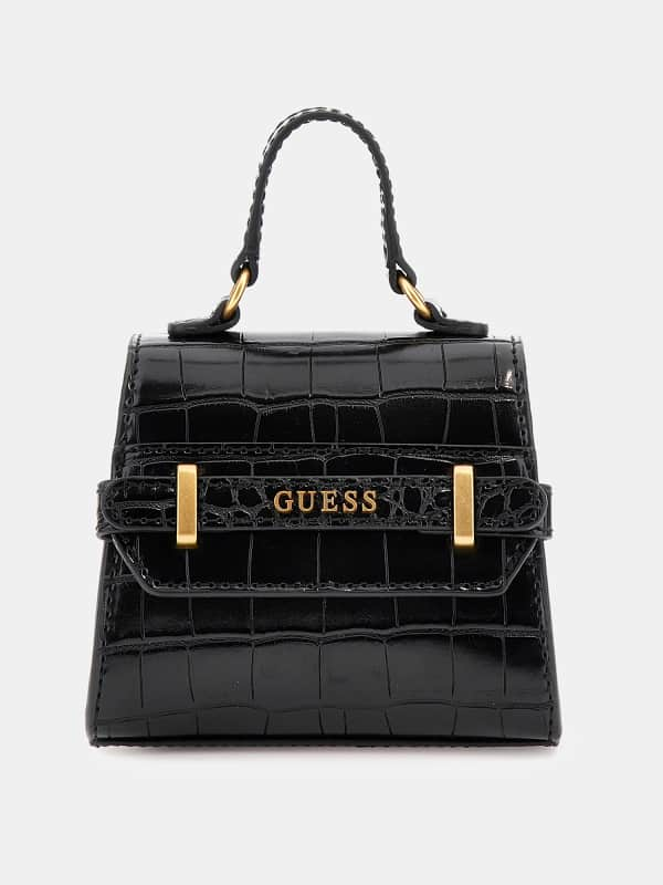 GUESS Sestri Mini Handtas Krokoprint